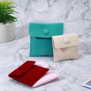 suede envelope pouches