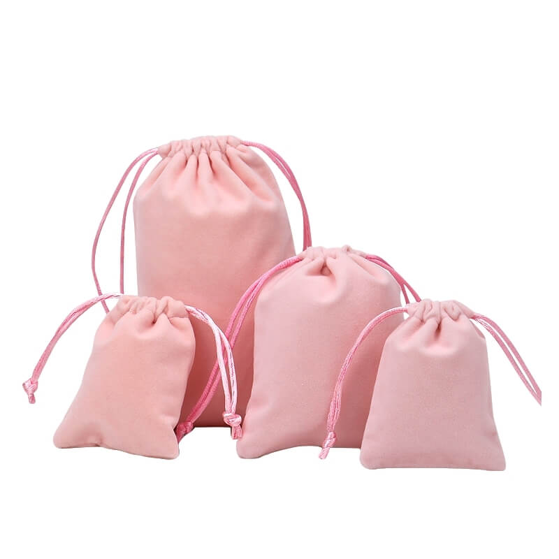 suede drawstring bag
