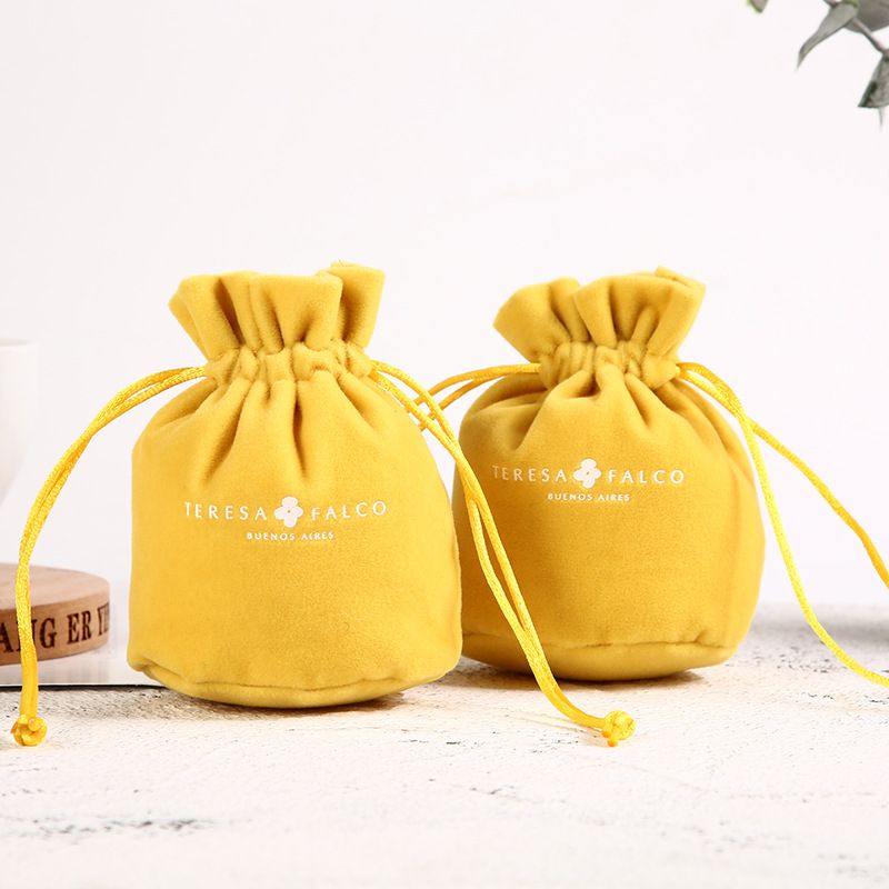 Earphone Mobile Power Flannel Drawstring Bag - Image 2