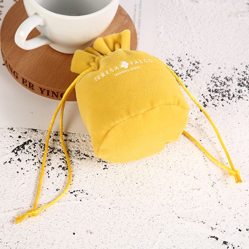 Earphone Mobile Power Flannel Drawstring Bag - Image 3