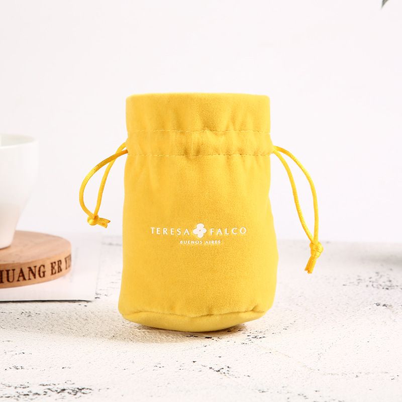 Earphone Mobile Power Flannel Drawstring Bag - Image 4