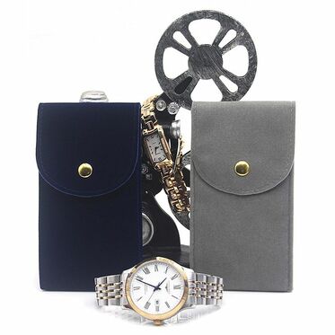 velvet watch pouches