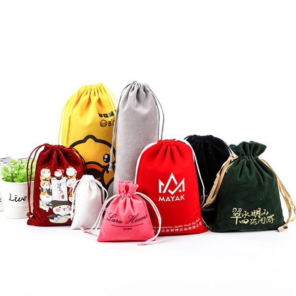 suede drawstring bag bespoke