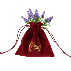 Custom Logo Soft Velvet Bags for Jewelry, Lavender Sachet & Small Gift Packaging