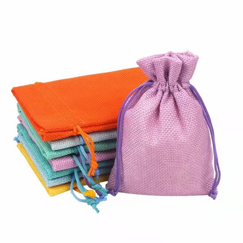 fake hessian pouch