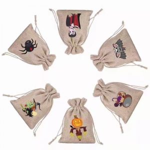 halloween drawstring gift bag