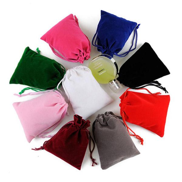 suede drawstring gift bag