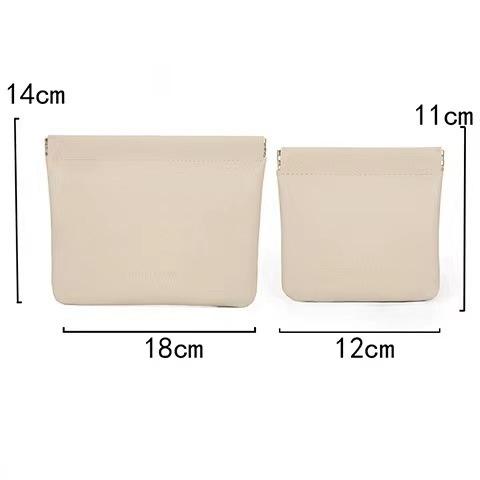 2024 Year Waterproof Leather Squeeze Coin Purse Small Cosmetic Bags Custom - Image 5