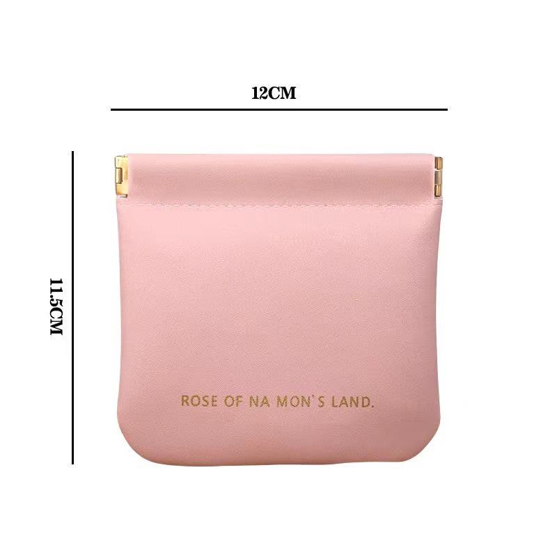 2024 Year Waterproof Leather Squeeze Coin Purse Small Cosmetic Bags Custom - Image 4