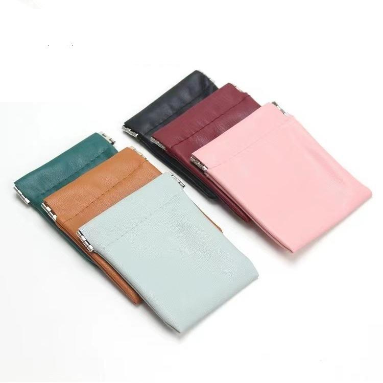 2024 Year Waterproof Leather Squeeze Coin Purse Small Cosmetic Bags Custom - Image 12