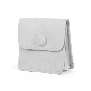 Microfiber Jewelry pouch with Separator 8x8CM