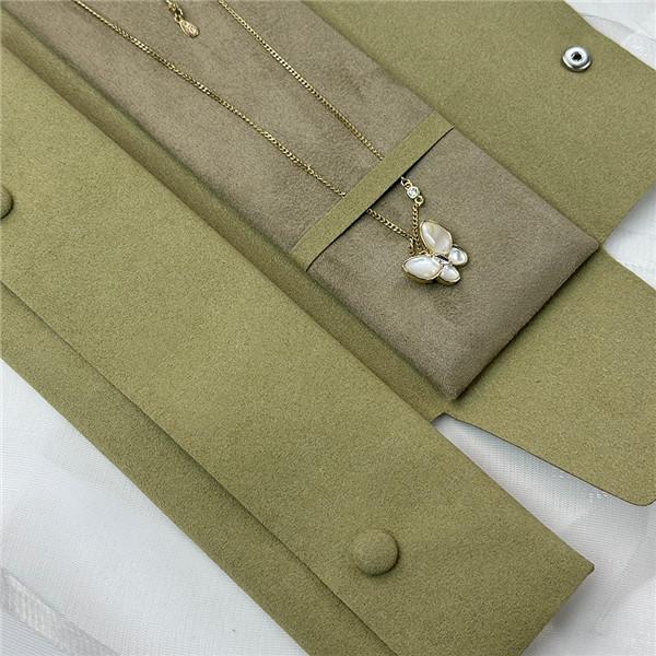 Velvet & Suede Microfiber Jewelry Roll – Minimalist, Lightweight - Image 2